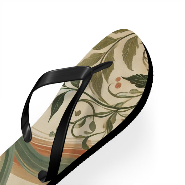 Step Into Tranquility: Flip Flops S / Black sole Printify Shoes - Tracy McCrackin Photography