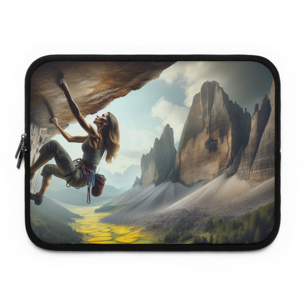 he Stunning Climb to New Heights - Laptop Sleeve Black / 13" Printify Laptop Sleeve - Tracy McCrackin Photography