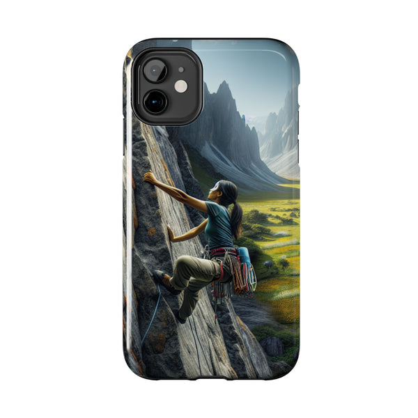 Rock Climbing Elation! Tough Phone Cases iPhone 11 Printify Phone Case - Tracy McCrackin Photography