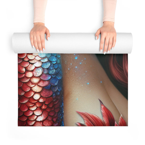 Ocean’s Whisper: The Ethereal Mermaid Yoga Mat 24” x 72” Printify Home Decor - Tracy McCrackin Photography