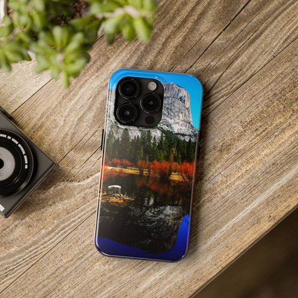 Mirror Lake, Yosemite Tough Phone Cases iPhone 15 Pro Printify Phone Case - Tracy McCrackin Photography