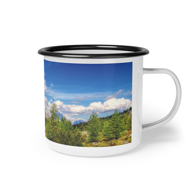 Sprint Horizon - Enamel Camp Cup Printify Mug - Tracy McCrackin Photography