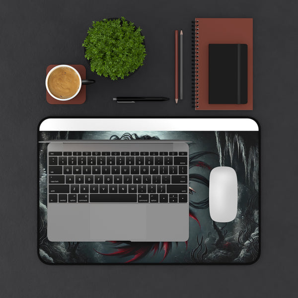 Eternal Depths: The Gothic Mermaid Computer Pad 12" × 18" Printify Home Decor - Tracy McCrackin Photography