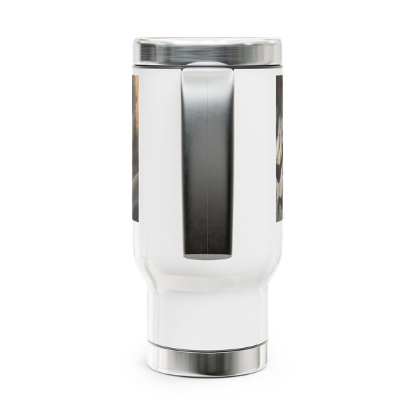 Stunning Ascent - Stainless Steel Travel Mug with Handle, 14oz Printify Mug - Tracy McCrackin Photography