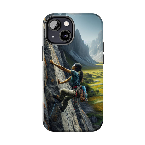 Rock Climbing Elation! Tough Phone Cases iPhone 13 Mini Printify Phone Case - Tracy McCrackin Photography