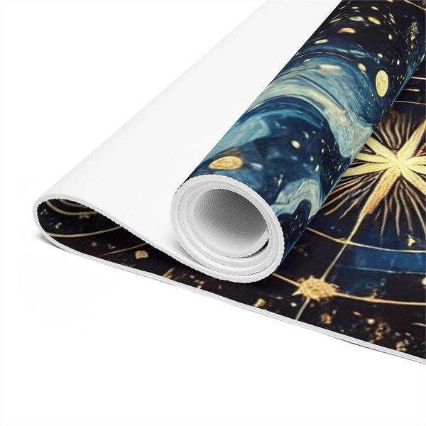 Spaced Out Constellation Foam Yoga Mat 24” x 72” Printify Home Decor - Tracy McCrackin Photography