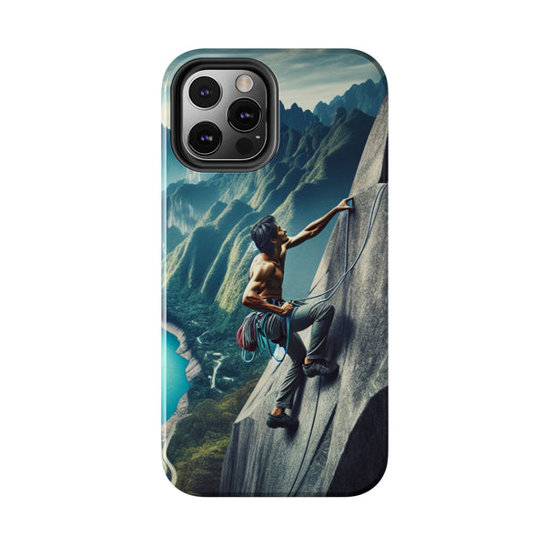 Summit Edge: Climbing Above the Serpent Rive Tough Phone Cases Printify Phone Case - Tracy McCrackin Photography