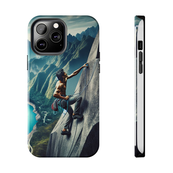 Summit Edge: Climbing Above the Serpent Rive Tough Phone Cases iPhone 13 Pro Max Printify Phone Case - Tracy McCrackin Photography