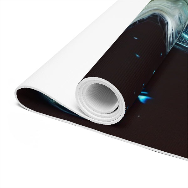Futuristic Cyber Mermaid Foam Yoga Mat 24” x 72” Printify Home Decor - Tracy McCrackin Photography