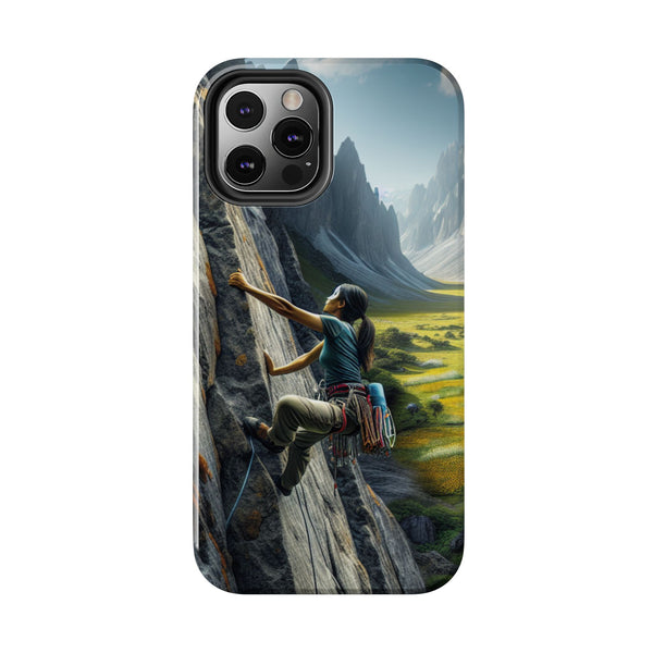 Rock Climbing Elation! Tough Phone Cases iPhone 12 Pro Printify Phone Case - Tracy McCrackin Photography