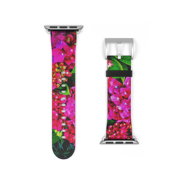 Vibrant Floral Band Watch Band 38 - 41 mm / Black Matte Printify Accessories - Tracy McCrackin Photography