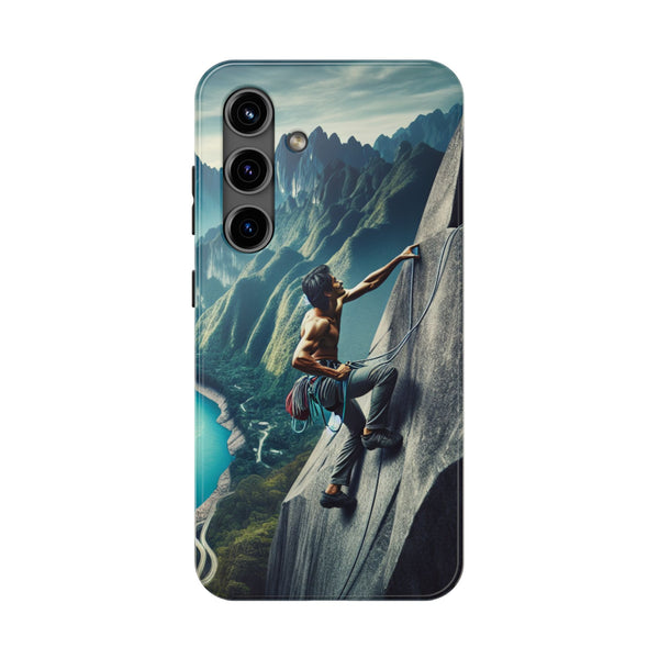 Summit Edge: Climbing Above the Serpent Rive Tough Phone Cases Printify Phone Case - Tracy McCrackin Photography