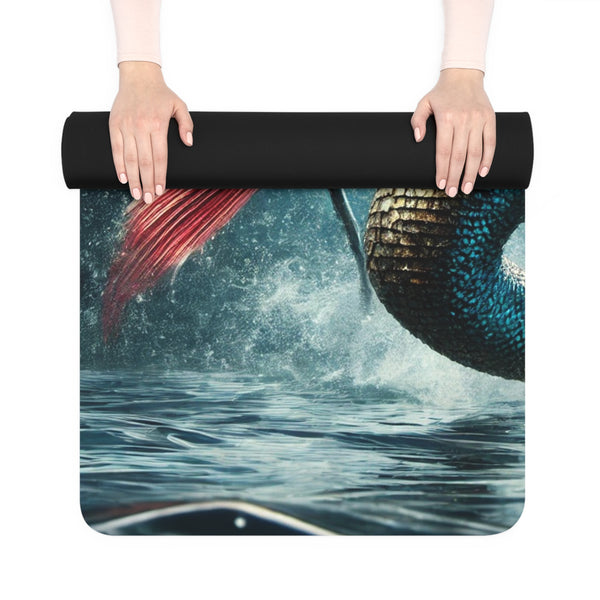 Warrior Mermaid Rubber Yoga Mat 24” x 70” Printify Home Decor - Tracy McCrackin Photography