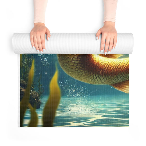 The Majestic King of the Seas: Leo Merman Yoga Mat 24” x 72” Printify Home Decor - Tracy McCrackin Photography