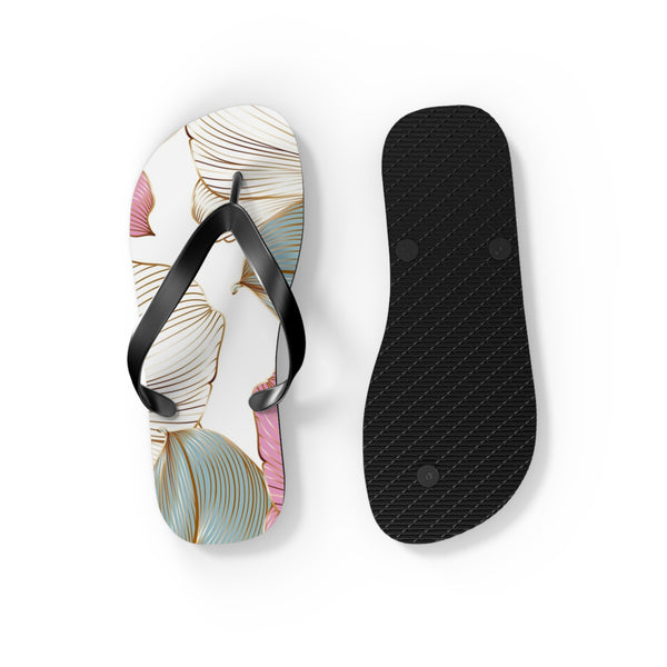 Elegant floral Flip Flops S / Black sole Printify Shoes - Tracy McCrackin Photography