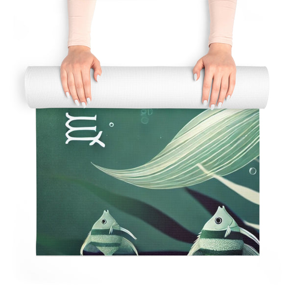 The Pristine Sea Sage: Virgo Merman Yoga Mat 24” x 72” Printify Home Decor - Tracy McCrackin Photography