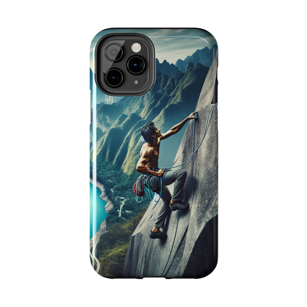 Summit Edge: Climbing Above the Serpent Rive Tough Phone Cases Printify Phone Case - Tracy McCrackin Photography