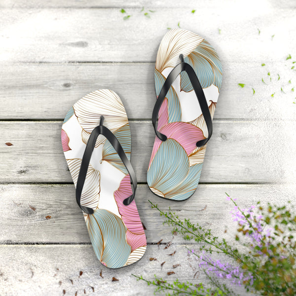 Elegant floral Flip Flops S / Black sole Printify Shoes - Tracy McCrackin Photography