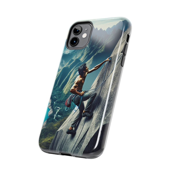 Summit Edge: Climbing Above the Serpent Rive Tough Phone Cases Printify Phone Case - Tracy McCrackin Photography