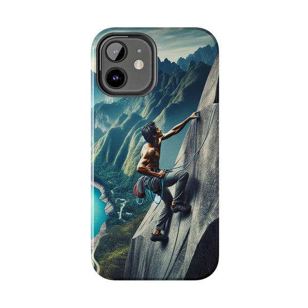 Summit Edge: Climbing Above the Serpent Rive Tough Phone Cases Printify Phone Case - Tracy McCrackin Photography