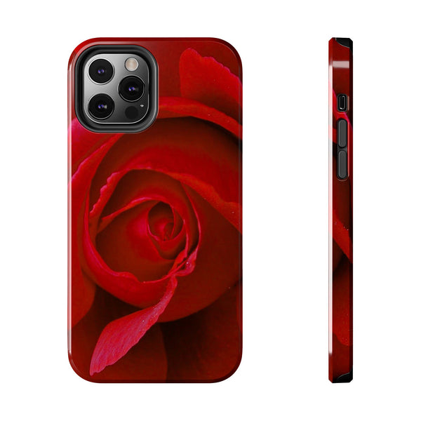 Crimson Bloom: Timeless Elegance - Tough Phone Cases iPhone 12 Pro Printify Phone Case - Tracy McCrackin Photography