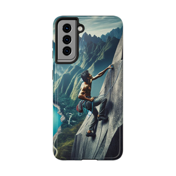 Summit Edge: Climbing Above the Serpent Rive Tough Phone Cases Printify Phone Case - Tracy McCrackin Photography