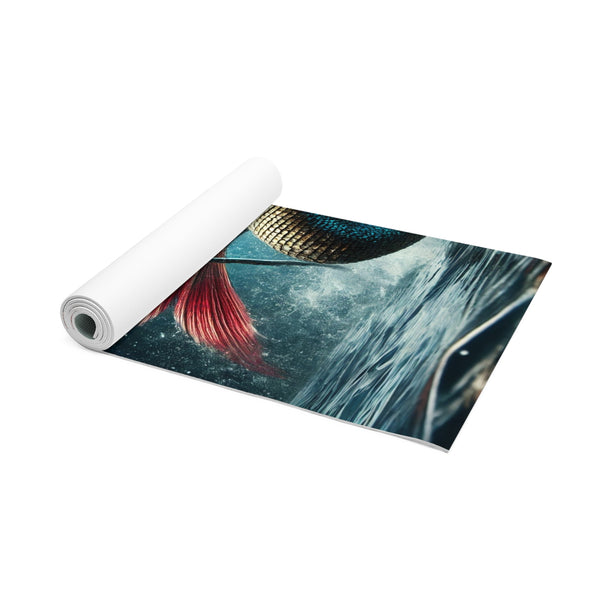 Warrior Mermaid Foam Yoga Mat 24” x 72” Printify Home Decor - Tracy McCrackin Photography