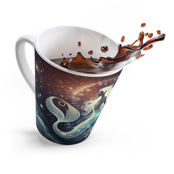 Mystic Mermaid Constellation Latte Mug 12oz Printify Mug - Tracy McCrackin Photography