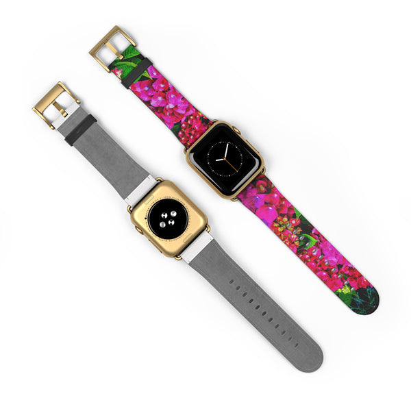Vibrant Floral Band Watch Band 38 - 41 mm / Black Matte Printify Accessories - Tracy McCrackin Photography