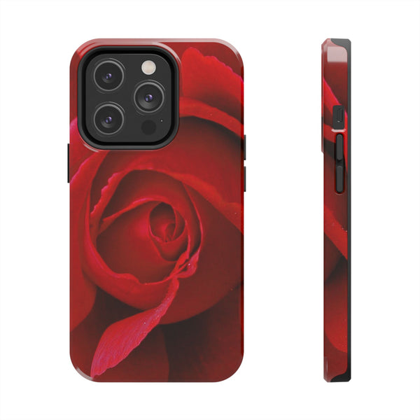 Crimson Bloom: Timeless Elegance - Tough Phone Cases iPhone 14 Pro Printify Phone Case - Tracy McCrackin Photography