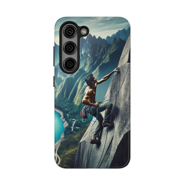Summit Edge: Climbing Above the Serpent Rive Tough Phone Cases Printify Phone Case - Tracy McCrackin Photography