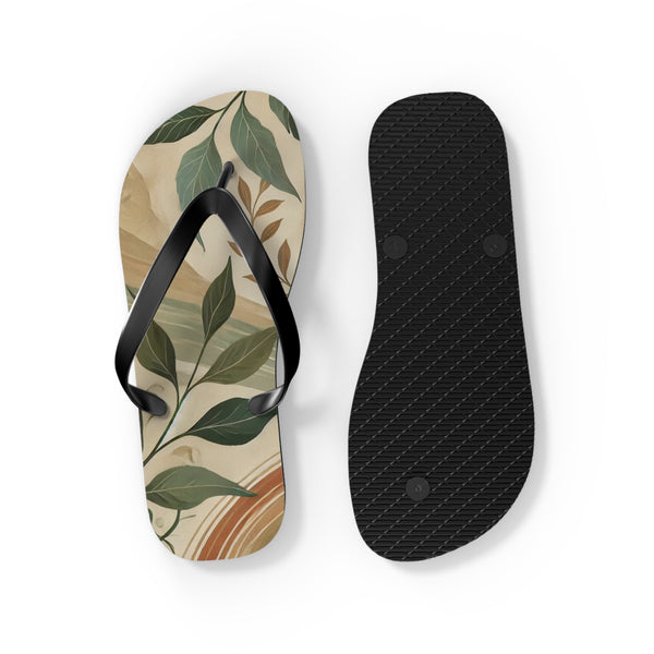 Step Into Tranquility: Flip Flops S / Black sole Printify Shoes - Tracy McCrackin Photography