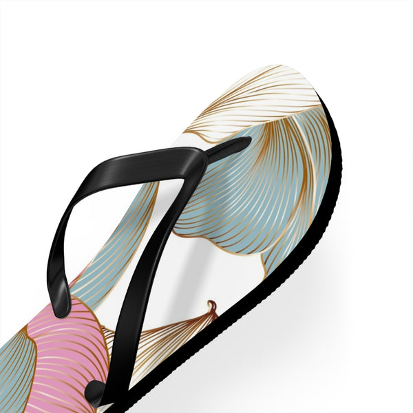 Elegant floral Flip Flops S / Black sole Printify Shoes - Tracy McCrackin Photography