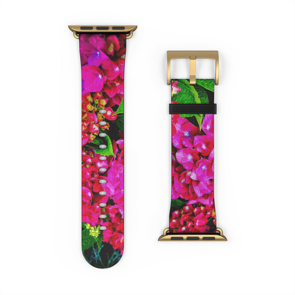 Vibrant Floral Band Watch Band 38 - 41 mm / Black Matte Printify Accessories - Tracy McCrackin Photography