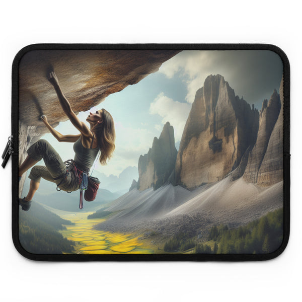 he Stunning Climb to New Heights - Laptop Sleeve Black / 17" Printify Laptop Sleeve - Tracy McCrackin Photography