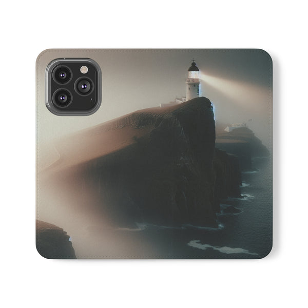 Beacon In The Mist - Flip Cases iPhone 13 Pro Printify Phone Case - Tracy McCrackin Photography