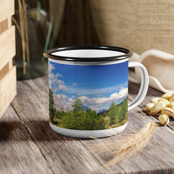 Sprint Horizon - Enamel Camp Cup Printify Mug - Tracy McCrackin Photography