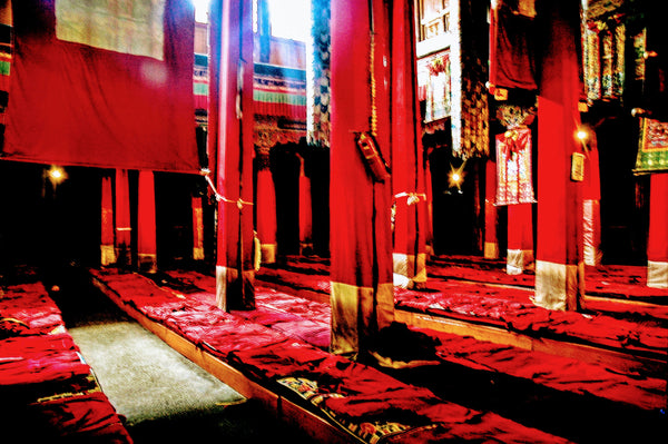 སེ་ར་དགོན་པའི་དགོན་པ་འདུས།: Sera Monastery: Sacred Tranquility Giclee / Colored / 8 x 10 Tracy McCrackin Photography Wall art - Tracy McCrackin Photography