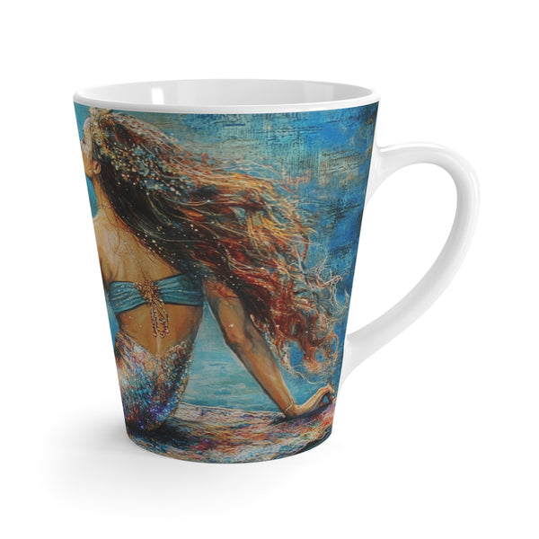 Mermaid Princess Latte Mug 12oz Printify Mug - Tracy McCrackin Photography