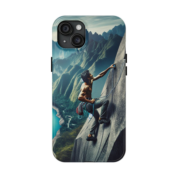 Summit Edge: Climbing Above the Serpent Rive Tough Phone Cases Printify Phone Case - Tracy McCrackin Photography