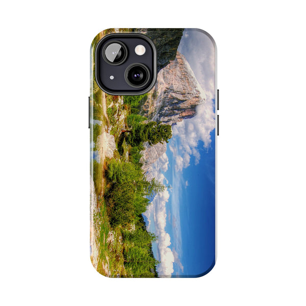Spring Awakening: Mountains in Full Bloom - Tough Phone Cases iPhone 13 Mini Printify Phone Case - Tracy McCrackin Photography