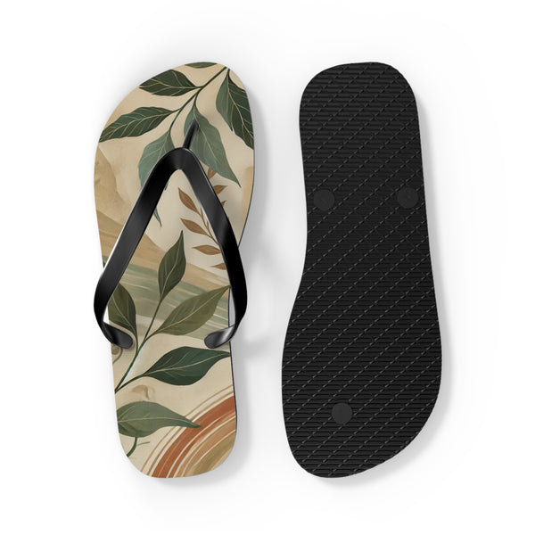 Step Into Tranquility: Flip Flops S / Black sole Printify Shoes - Tracy McCrackin Photography