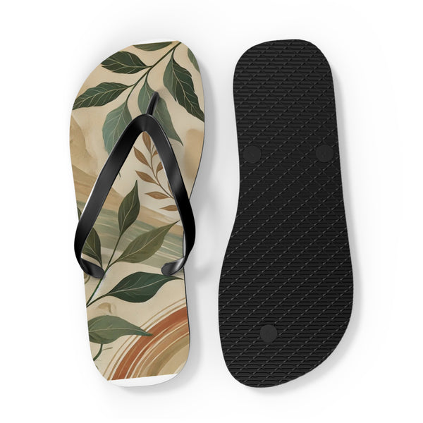 Step Into Tranquility: Flip Flops S / Black sole Printify Shoes - Tracy McCrackin Photography