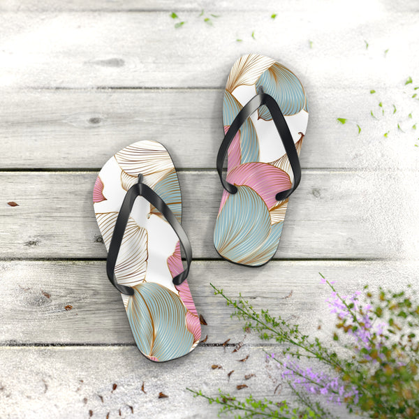 Elegant floral Flip Flops S / Black sole Printify Shoes - Tracy McCrackin Photography