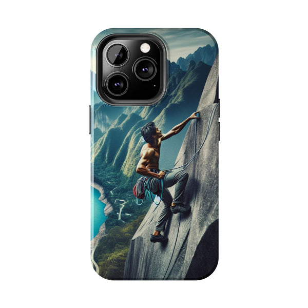 Summit Edge: Climbing Above the Serpent Rive Tough Phone Cases Printify Phone Case - Tracy McCrackin Photography