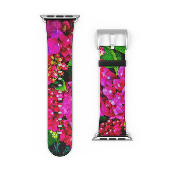 Vibrant Floral Band Watch Band 38 - 41 mm / Black Matte Printify Accessories - Tracy McCrackin Photography
