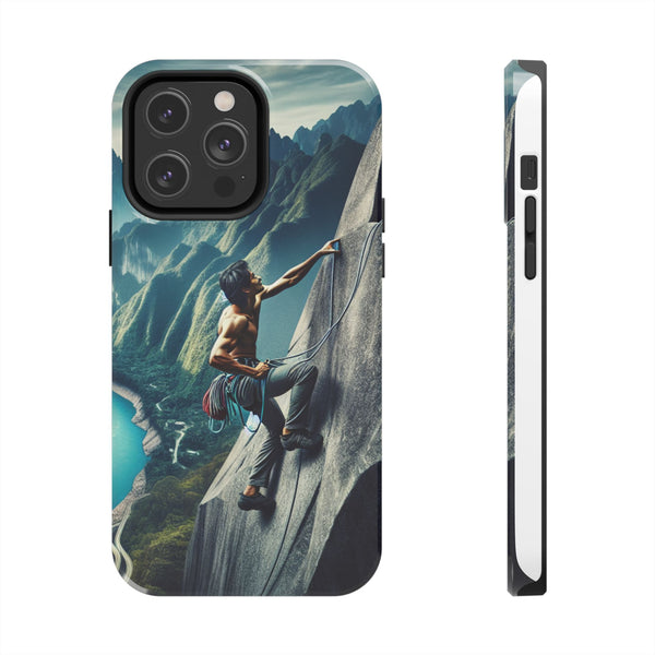 Summit Edge: Climbing Above the Serpent Rive Tough Phone Cases iPhone 14 Pro Max Printify Phone Case - Tracy McCrackin Photography