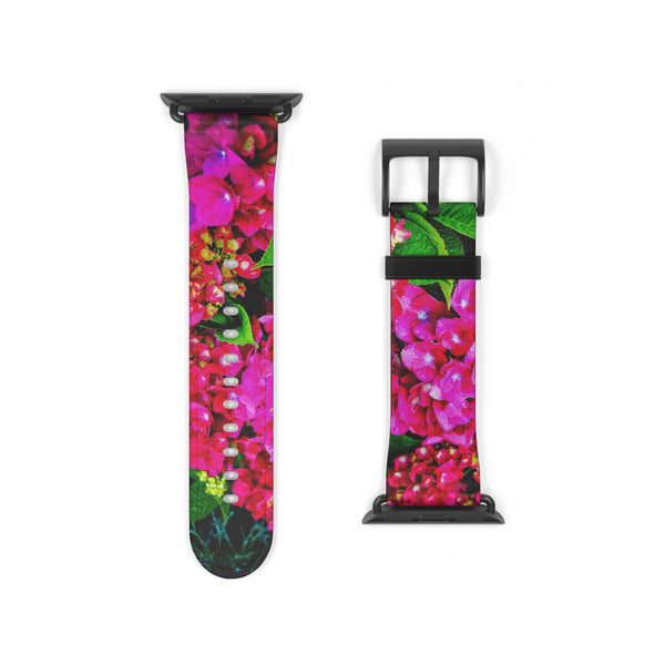 Vibrant Floral Band Watch Band 38 - 41 mm / Black Matte Printify Accessories - Tracy McCrackin Photography