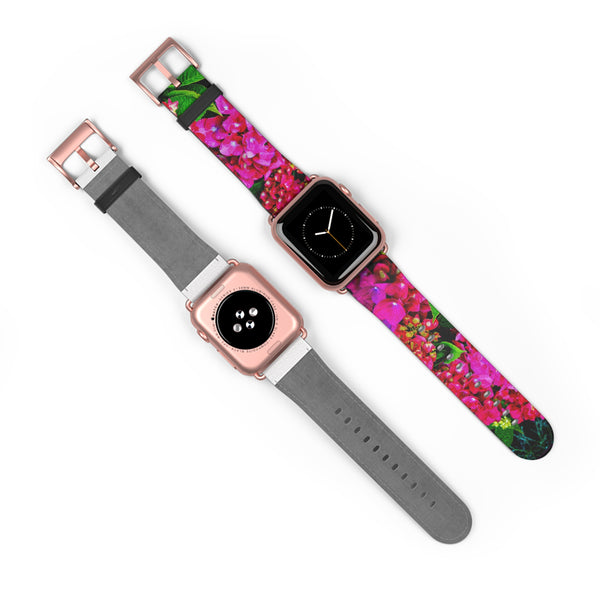 Vibrant Floral Band Watch Band 38 - 41 mm / Black Matte Printify Accessories - Tracy McCrackin Photography