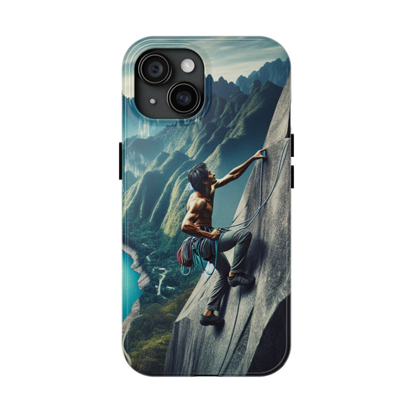 Summit Edge: Climbing Above the Serpent Rive Tough Phone Cases Printify Phone Case - Tracy McCrackin Photography